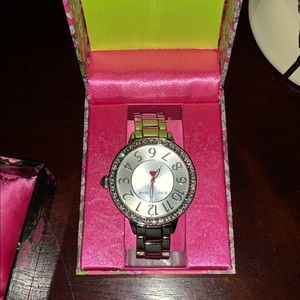 Betsy Johnson silver watch!